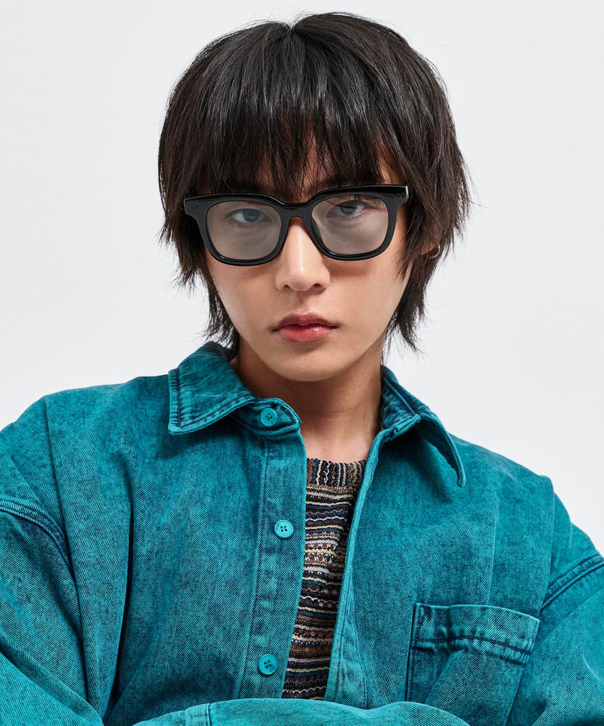 C WEAR BY THE GENIUS Oversized Soju Denim Shirt Set