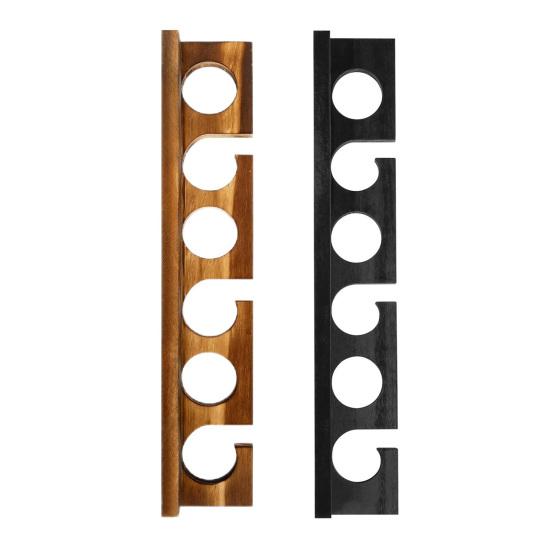 Yousheng 2 шт. Настенный держатель для удочек с крепежными винтами Гаражный горизонтальный деревянный стеллаж-органайзер для хранения и демонстрации удочек Рыбалка