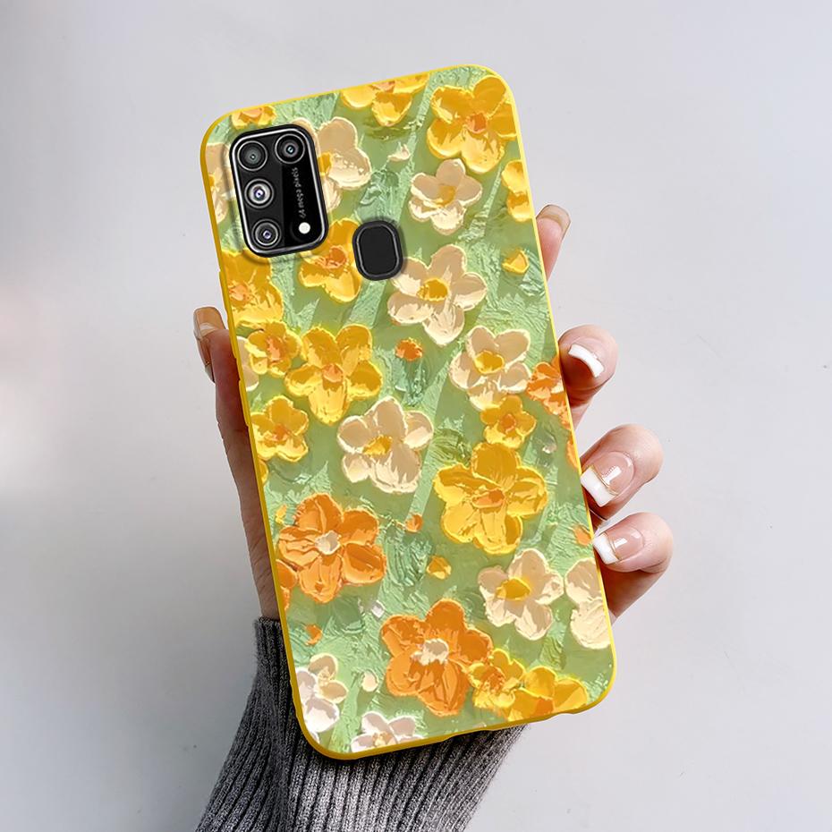 Силиконовый чехол для Samsung M31 M 31 Чехол Милый Кролик Панда Ударопрочный чехол для телефона для Samsung Galaxy M31s M31 s M315F M317F Etui