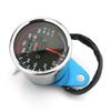 Motorcycle Speedometer Stainless Steel Instrument Tachometer LED Indicator Odometer 12V Universal for DUCATI YAMAHA KTM HARLEY