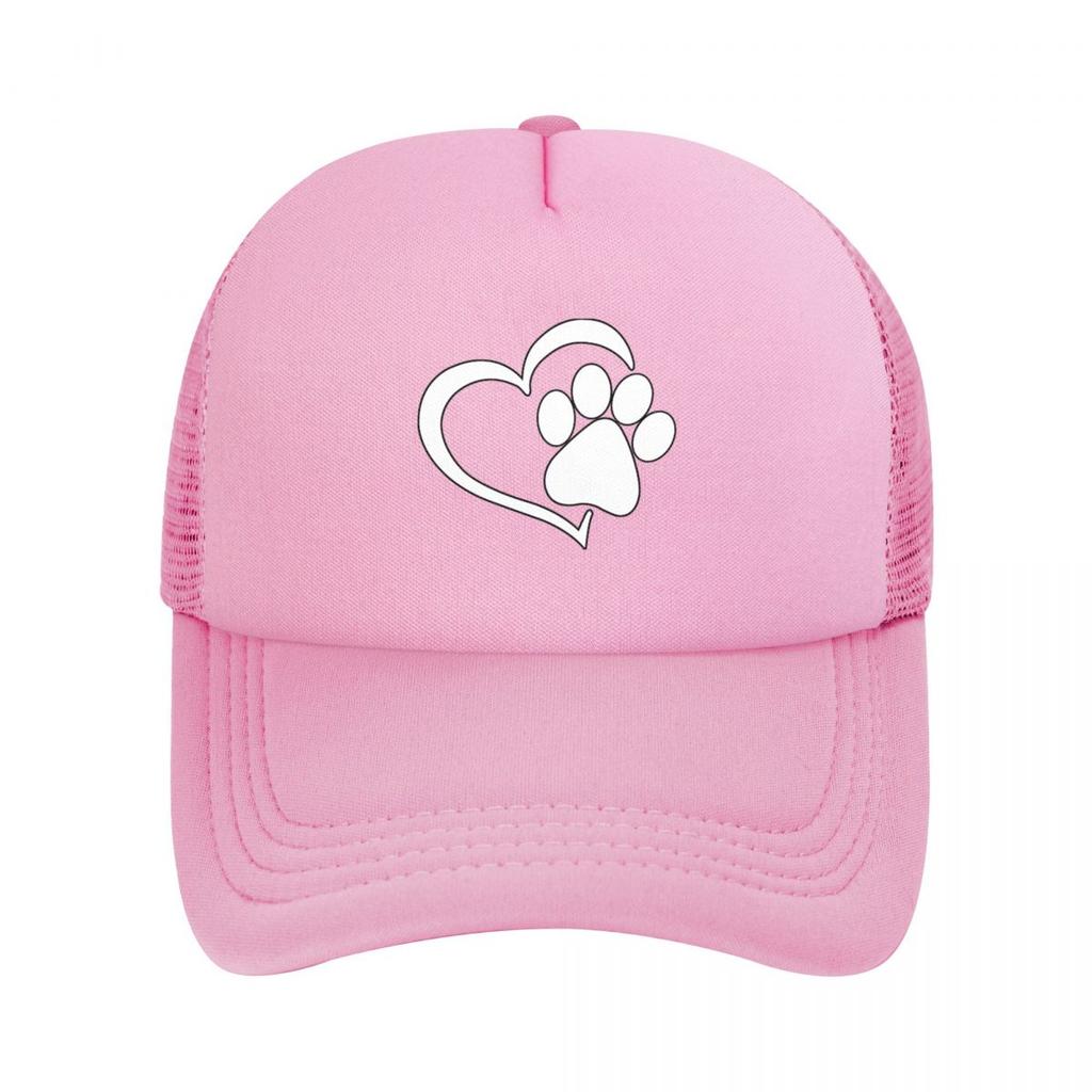 Бейсбольная кепка с принтом лапы Love для женщин унисекс, шляпа дальнобойщика Snapback, регулируемая сетчатая кепка унисекс для рыбалки