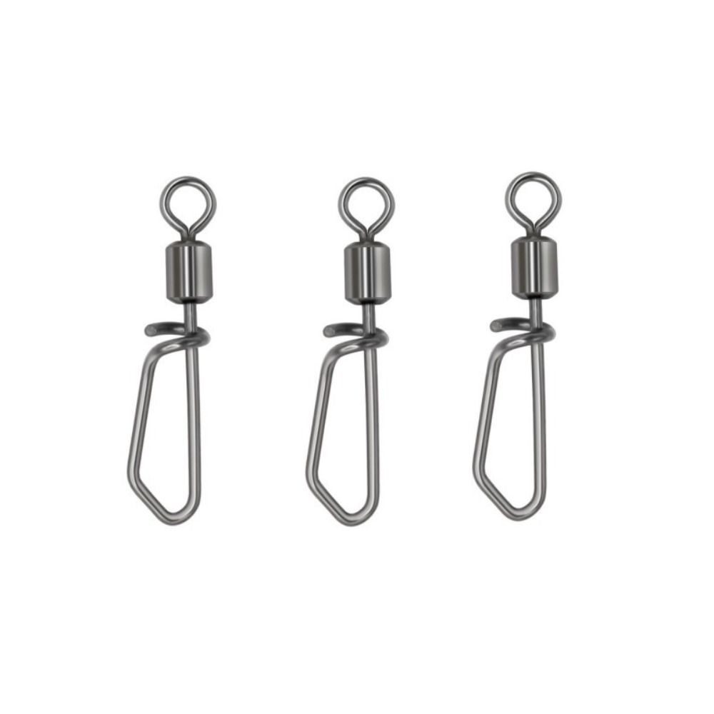 Tackle Fishing Swivels Snap Fishing Connector Tackles Fishing Rolling Swivels Snap T-Shaped Swivel
