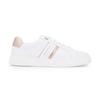Rose Gold Sneakers with White Laces for Women by