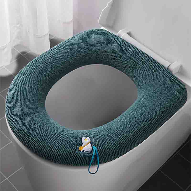 Коврик для унитаза Home Four Seasons Universal Toilet Cover Туалетная шайба Симпатичная зимняя утолщенная подушка для сиденья Подушка-кольцо для унитаза
