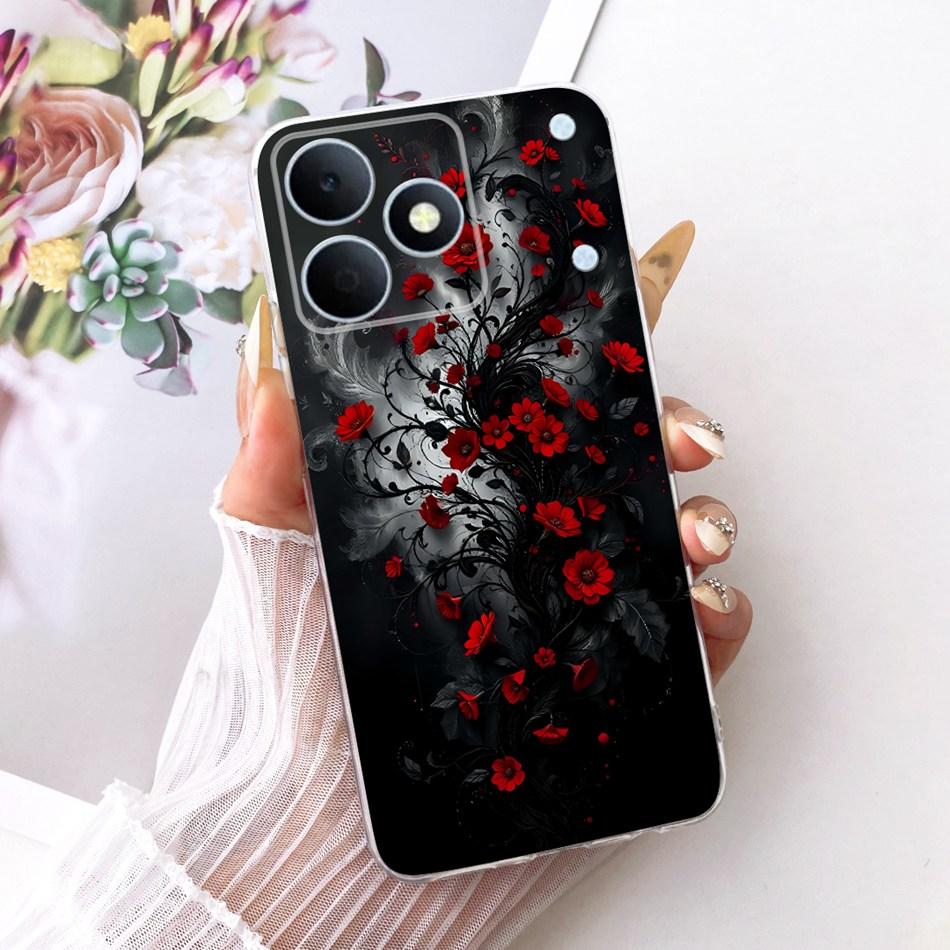 For Realme Note 80 2026 Cute Flower Butterfly Cat Painted Case For Realme Note80 RMX5388 Soft Silicone TPU Phone Cases