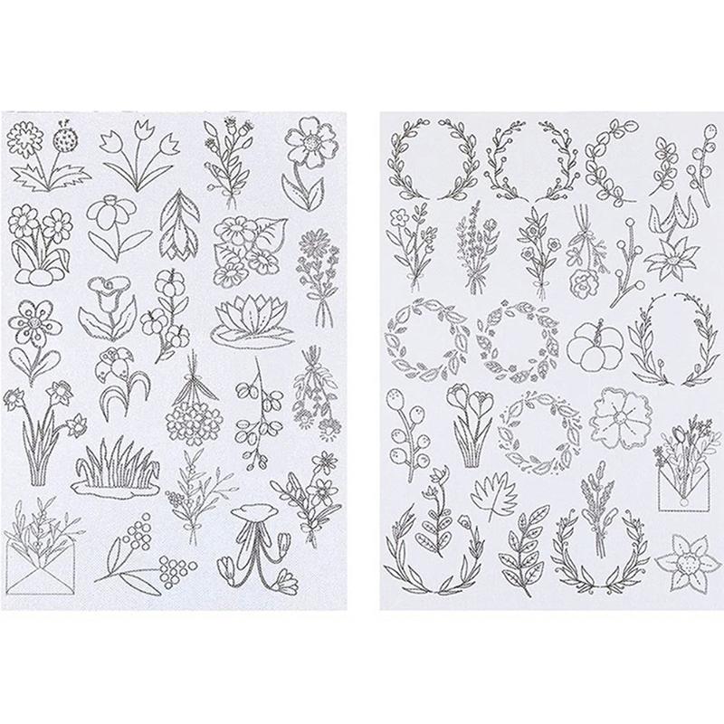 Бумага для вышивки Водорастворимая стабилизирующая бумага Вышивка крестом Товары для рукоделия Декор одежды своими руками Швейные принадлежности