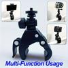 Universal Bike Handlebar Mount Lazy Bracket Durable Holder for Road Mountain Bikes Trolleys Cars for Sports Cameras Speakers