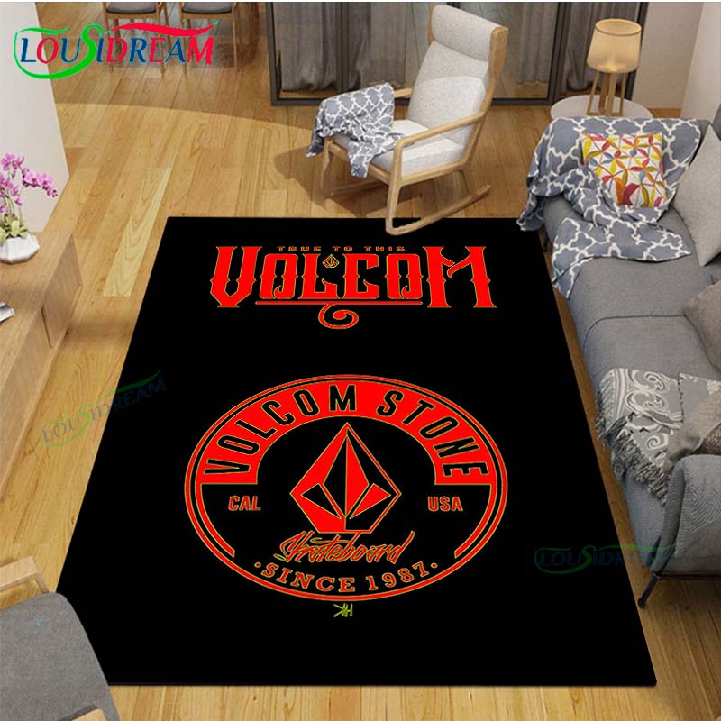 Fashion V-VOLCOMS Carpets Bedroom Becoration Living Room Decoration Carpets for Bed Room Rug Anime Rug  Area Rug