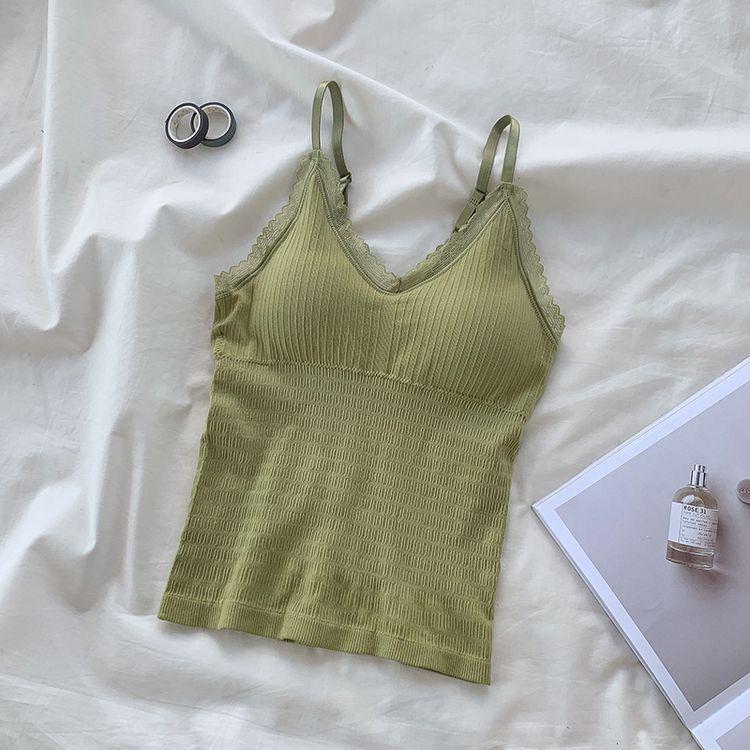 Камзол, женская футболка без рукавов, летняя кружевная тонкая майка с v-образным вырезом, нижняя рубашка, женская одежда