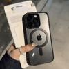 Оранжевый Магнитный Чехол Для Телефона Magsafe Для iPhone 17 16 15 14 13 12 11 Pro Max Беспроводная Зарядка Акриловый Жесткий Защитный Чехол