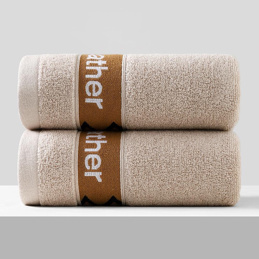 Гаоян Толстое Мягкое Водопоглощающее Полотенце из Чистого Хлопка, Однотонное, Взрослая Салфетка для Лица