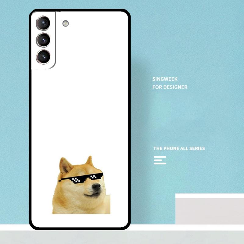 Doge Meme Kabosu Case For Samsung Galaxy S25 Ultra S25 FE S20 S21 S22 S23 Plus S9 S10 S24 Ultra Phone Cover