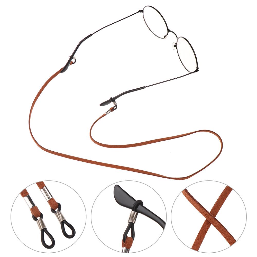 1 шт., модный новый дизайн, высокоэластичный ремешок для солнцезащитных очков, кожаный ремешок для очков, цепочка, ремешок для очков для чтения, украшение