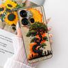 For Itel P40 Plus Case P683L Luxury Butterfly Tree Painted Cover Soft Silicone Phone Case For Itel P40 P662L P 40 ItelP40 + Bags