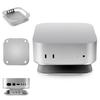 Metal Stand for Apple Mac Mini M4/M4 Pro Desktop Holder Ventilation Heat Dissipation Cooling Desktop Mount Storage Rack