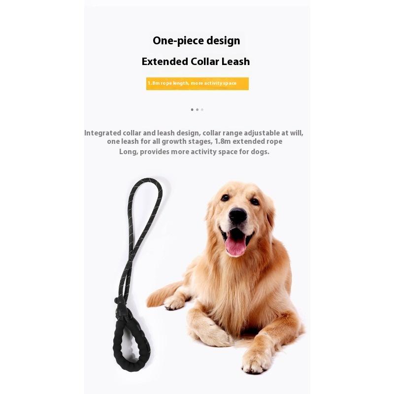 Dog Walking Artifact Anti-explosion and Reflective P Rope Dog Leash Dog Leash Dog Training Anti-escape Walking Dog Leash Pet Leash