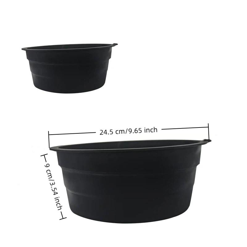 Collapsible Face Ice Bath Bowl with 1 Built-In Ice Tray For Facial Soaks Cold Plunge Washbasin Travel Ready