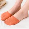 Носки-топперы без выступа, полуноски с подкладкой для женщин, бесшовные нескользящие носки со скрытым носком, носки