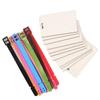 12PCS Blank Luggage Tags Density Board Plastic Double Sided Printable DIY Suitcase Baggage Tags