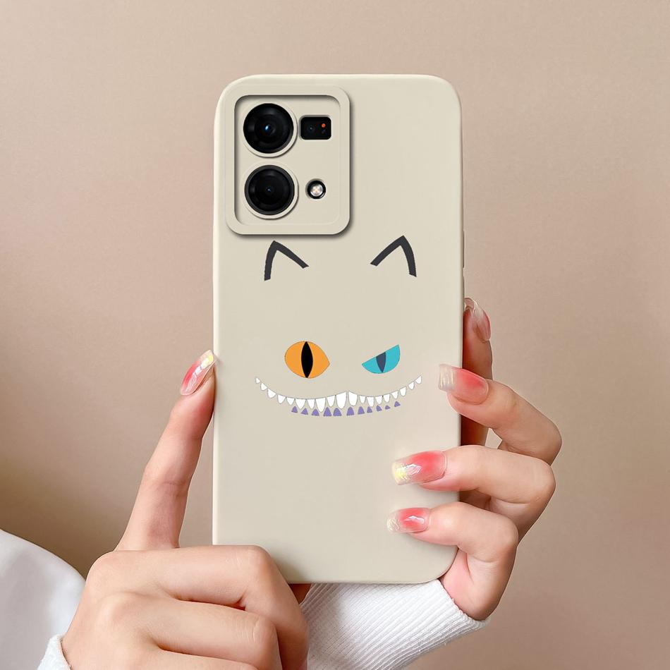 For Oppo F21 F21S Pro 4G 5G Phone Case New Fashion Liquid Silicone Camera Protection Back Cover For Oppo F 21 S Pro Funda Bumper