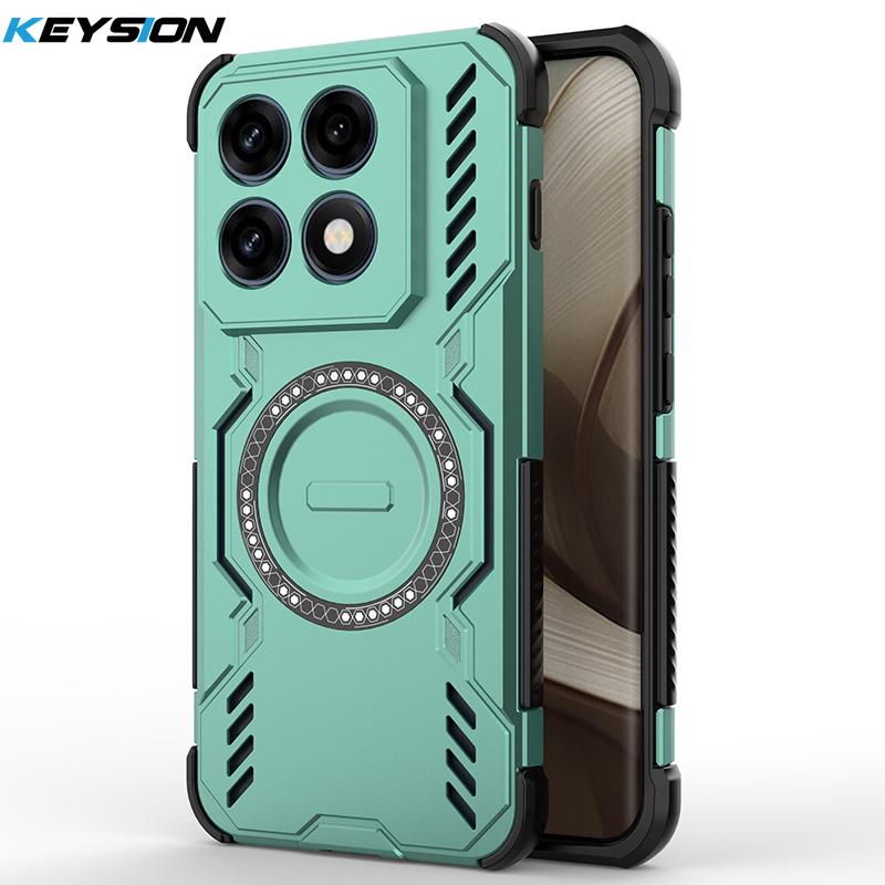 KEYSION Полый чехол с рассеиванием тепла для Motorola Edge 70 Pro 5G, магнитный охлаждающий противоударный чехол для телефона MOTO Edge 70 Pro