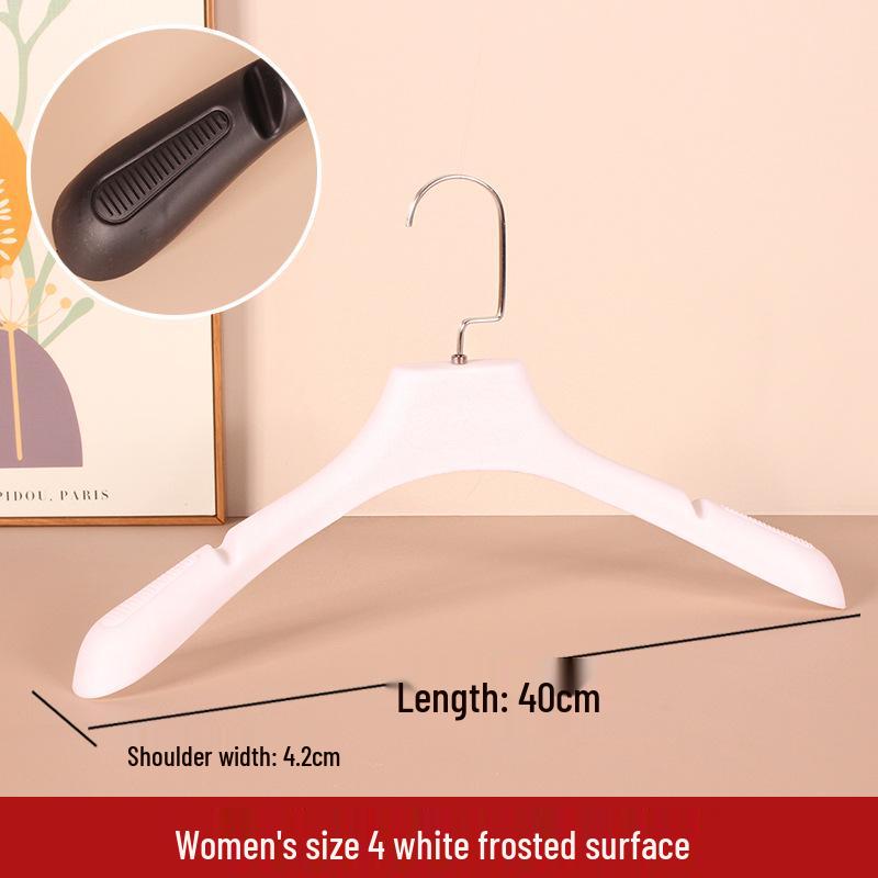 Non-Slip, Mark-Free Plastic Hangers for Home & Store Use - Ideal for Clothes Storage