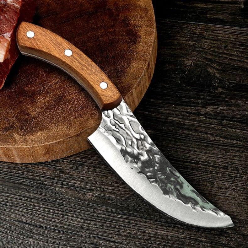 Handmade Forged Boning Knife Stainless Steel Kitchen Chef Knife Fishing Knife Meat Cleaver Butcher Knife Hunting Knives