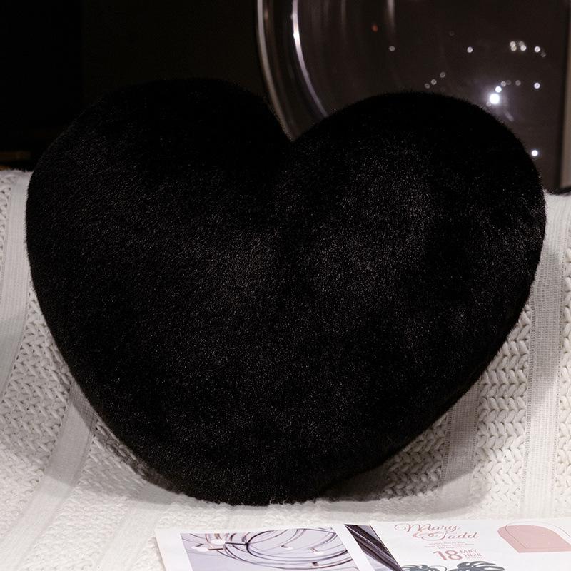 Small Fresh Love Throw Pillow Plush Toy Heart-Shaped Doll Home Living Room Pillow Girls Bag Keychain Pendant