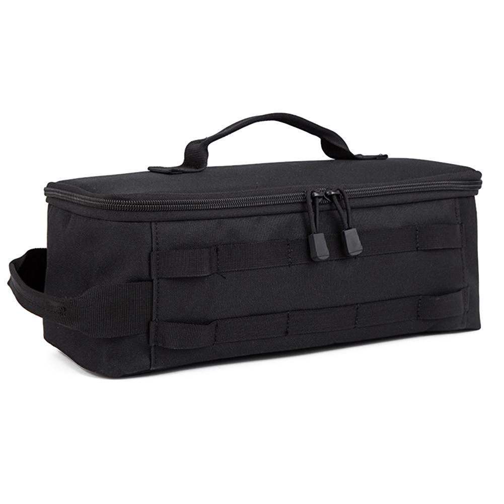Органайзер для походной посуды большой емкости с ручкой, сумка для хранения бензобака из ткани Оксфорд с двойной молнией для восхождения на пикник