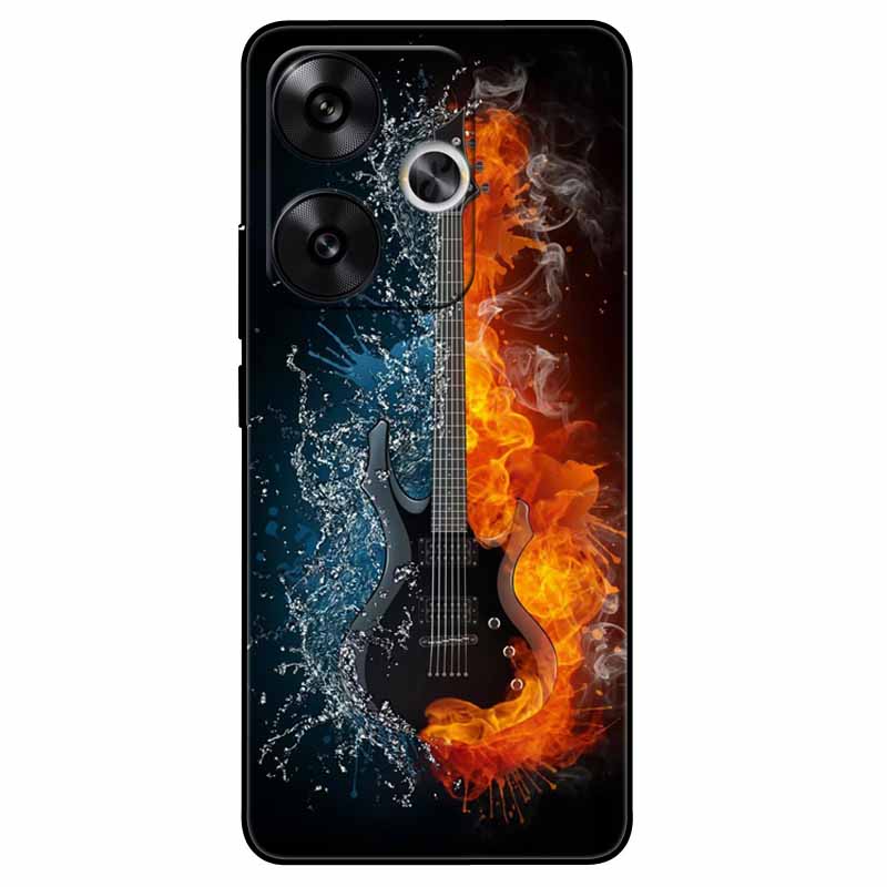 Чехлы для Xiaomi Poco F6 Мягкие силиконовые Защитные Модные ТПУ Задние крышки для телефона Для Xiaomi Poco F6 Pro/Redmi Turbo 3 ТПУ Чехлы
