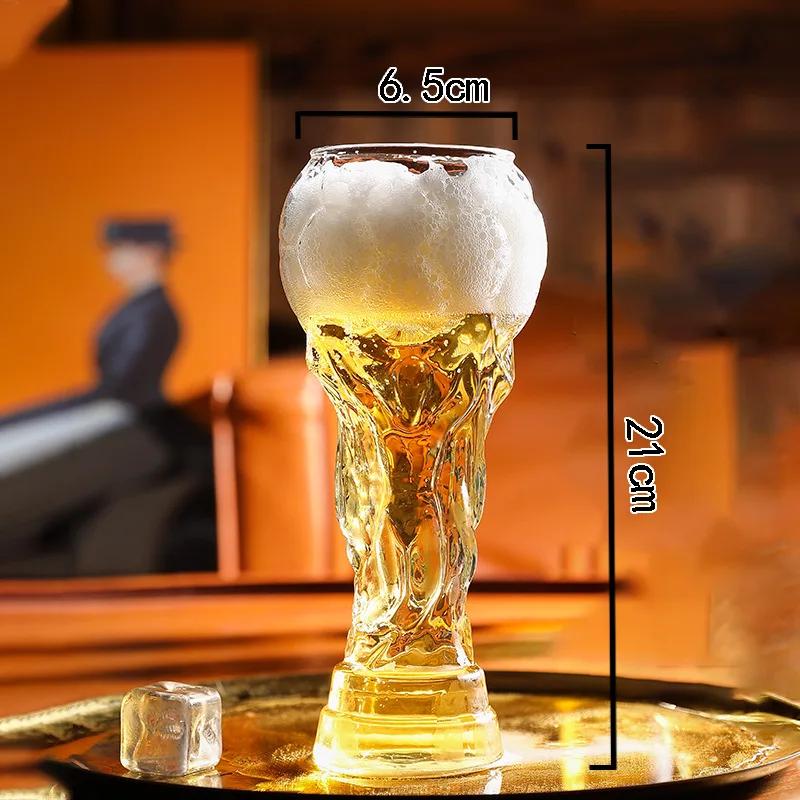 World Cup Beer Glass Creative 450 мл 600 мл 800 мл Кружка Hercules Mug Пивная кружка, стеклянный футбольный кубок, хрустальный бокал для вина, футбольный мир