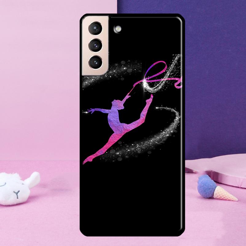 Чехол "Люблю гимнастику" для Samsung Galaxy S23 S22 Ultra S21 S20 FE Note 10 20 Ultra S8 S9 S10 Plus