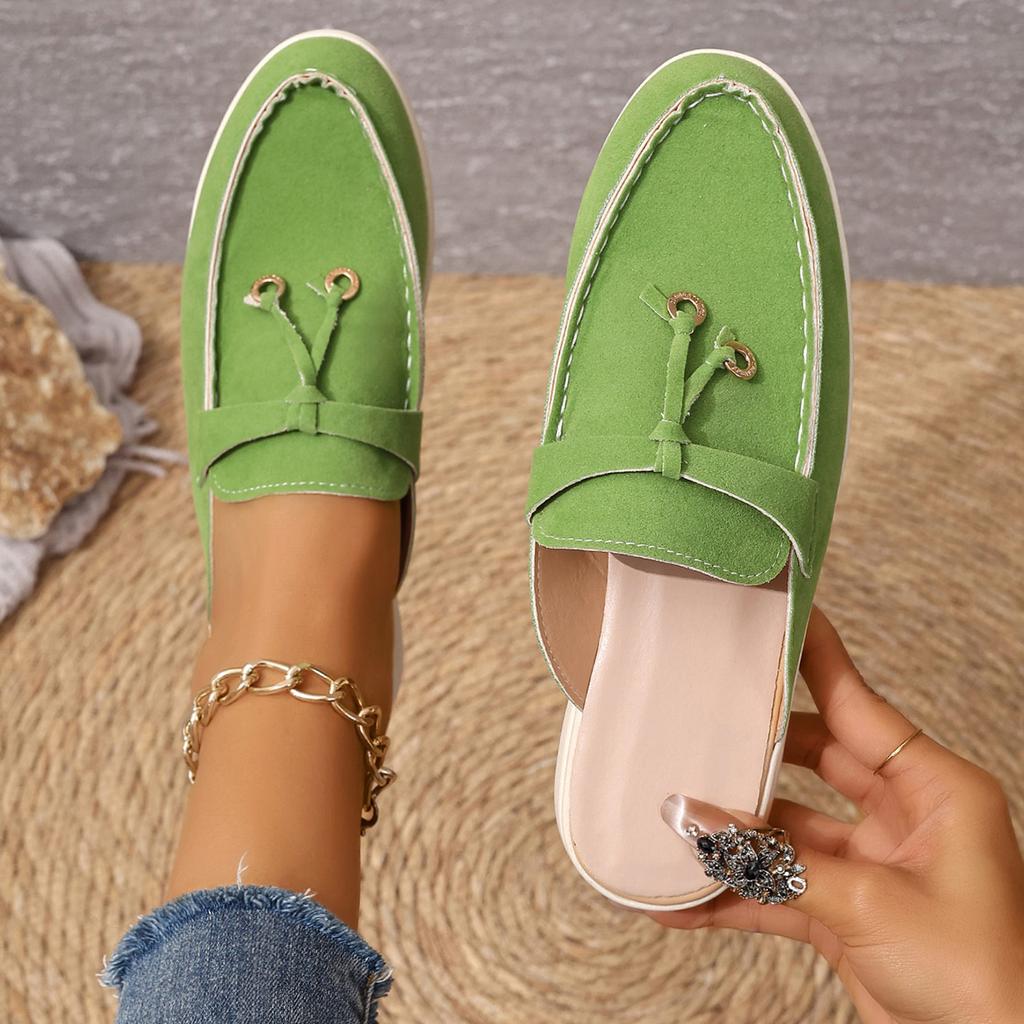 Женские тапочки 2024 года, новые повседневные сандалии на плоской подошве, большие размеры, для ходьбы на открытом воздухе, модные тапочки, женские тапочки Zapatos De Mujer