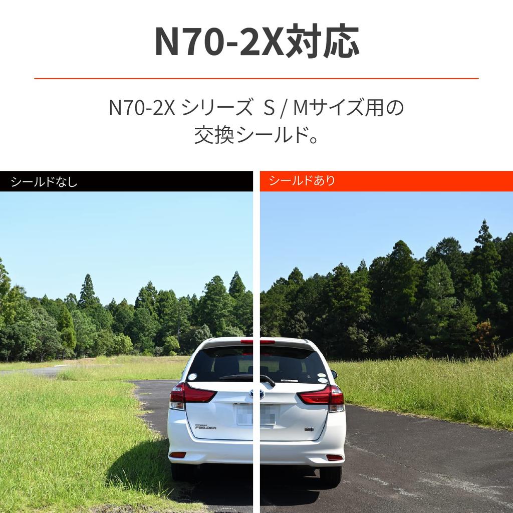 NOLAN Motorcycle Helmet Shield N70-2X Series S-M Size NJS-10S Smoke 99733