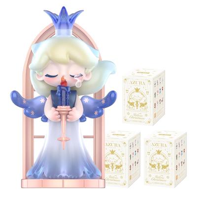 POP MART AZURA Warm Christmas Series Pop Mart Gacha Gacha Blind Box Figure Пластиковая модель Премиум-игрушка ПВХ Мягкий винил Оригинальный персонаж День рождения