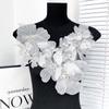 Handmade Cloth Patch Lace Fabric Cloth Applique Clothes Accessory Flower Applique Sewing