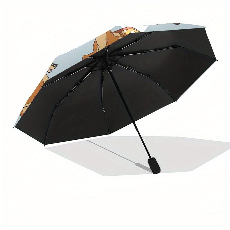 Disney Bambi,SkinnyDip Automatic Opening and Closing Umbrella - Suitable for all occasion and business umbrella, unisex portable tri-fold sm