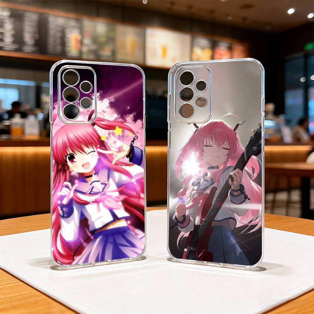 Чехол для телефона Anime Angel Beats Y-Yui Прозрачный Силиконовый Мягкий Для Samsung S25,S24,S21,S22,S23,S30,Ultra,S20,Plus,Fe
