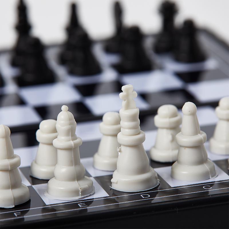 32шт мини-шахматы складной пластиковый шахматная доска домашняя портативная детская игрушка