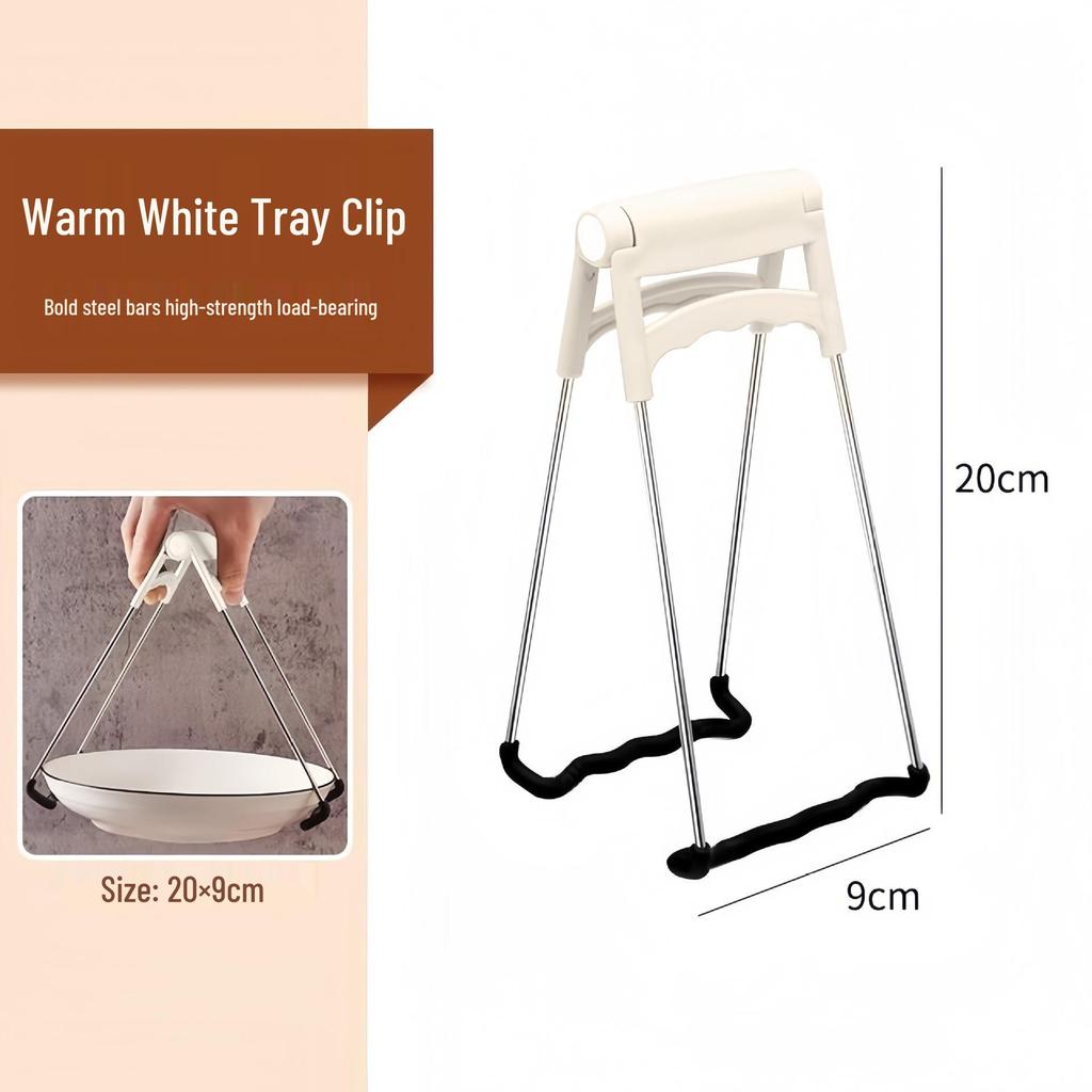 Anti-Scald Non-Slip Silicone Bowl and Plate Lifter Clip