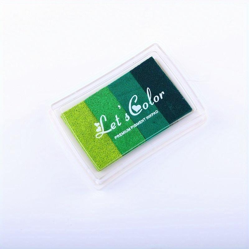 Gradient Oil Based Ink Pad Signet for Paper Wood Craft Rubber Stamp 4 Color To Choose