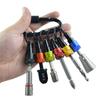 6pcs 1/4inch Hexagonal Shank Socket Bit Holder Set Screwdriver Bit Holder Set Versatile for Easy Storage & Transport