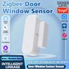 Умный датчик открытия/закрытия двери/окна Tuya ZigBee Беспроводной магнитный детектор сигнализации с удаленным мониторингом через приложение для системы домашней автоматизации безопасности