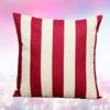 1 шт. 45x45 см Красная наволочка для декоративной подушки Чехол на подушку для дивана в полоску Декоративная наволочка для гостиной Kissen
