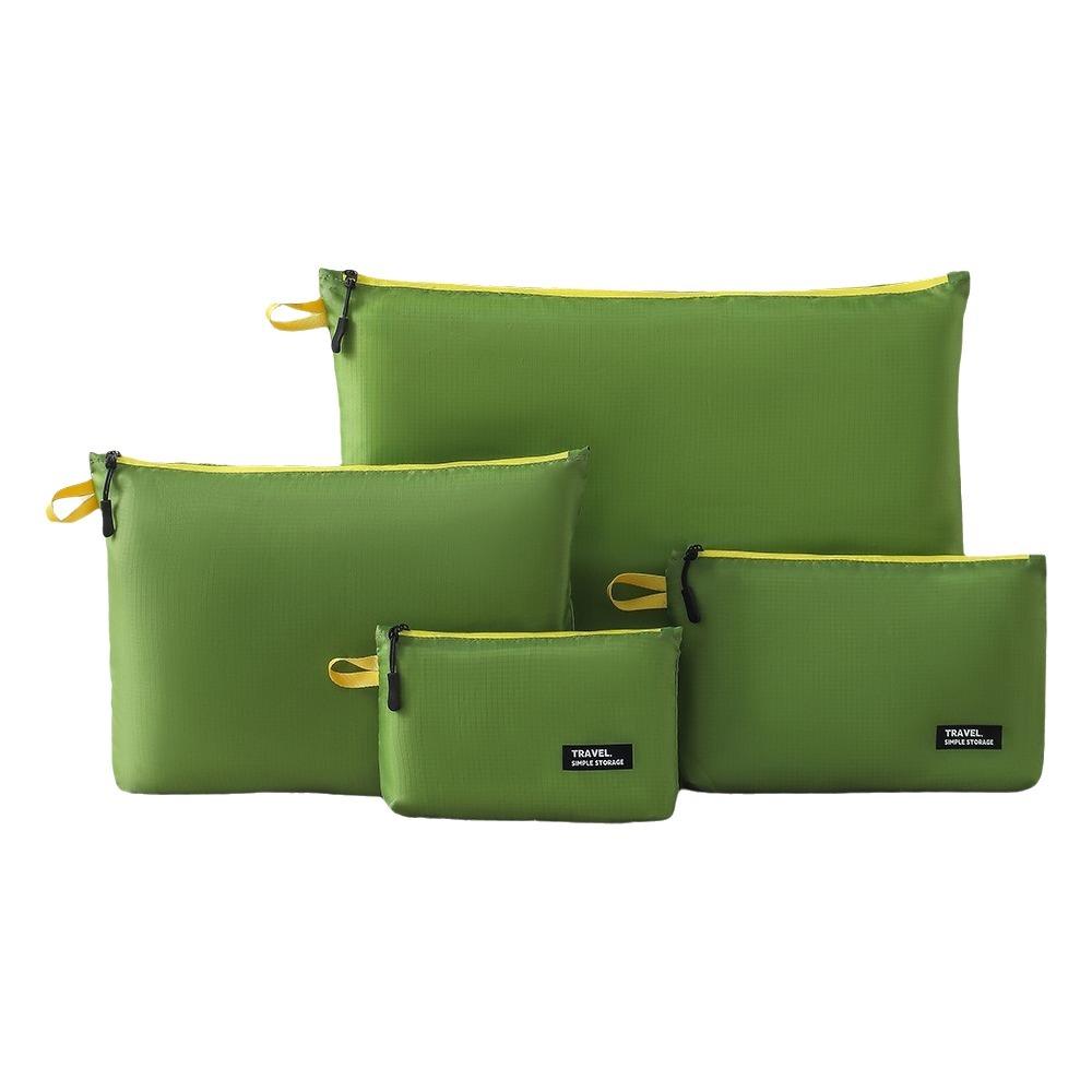 4Pcs/set Ultralight Clothing Storage Bag Water-Resistant Foldable Travel Organiser Pouch Space Saving Waterproof