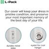 Kids Garment Bag, 30inch x 18inch White Breathable Clothes Cover for Baby Toddler and Child Garment Bag for Kids suit, Kids Garment Bags For Travel
