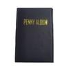 Portable Anti-lost Penny Collection Album Leather 108 Coins Flat Penny Holder Compact Multi-Use Coin Storage Organizer Display
