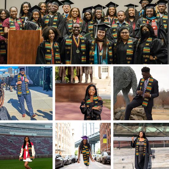 Kente Graduation Stole Class of 2025 Celebrate Culture with The African Graduation Sash for Black Men Women
