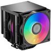PCCOOLER CPS RT620Pro TC ARGB Воздушный кулер для процессора, двухбашенный, 6 тепловых трубок, TDP 265 Вт, черный