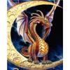 5D DIY Diamond Painting Cartoon Magic Dragon. Diamond Embroidery Cross Stitch Kit Rhinestone Mosaic Home Decor